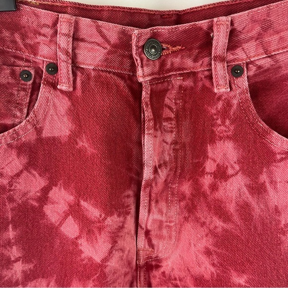 GoodTreasures Damage Control Reverse Tie Dye Vintage 501xx Buttonfly Jeans 33x32 - Picture 8 of 16